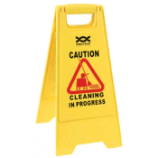 Caution Cleaning Safety Sign Selco.ie Hygiene Products
