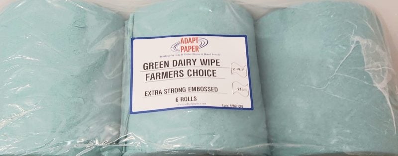 Green Dairy Wipe Strong 1300x21cm Selco.ie