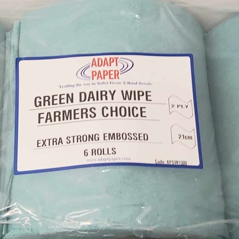 Green Dairy Wipe Strong 1300x21cm Selco.ie