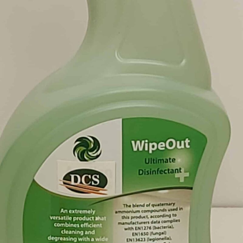 WipeOut Ultimate, Cleaner Disinfectant Cleaner, Norovirus, Hep C, Hiv,- Selco.ie