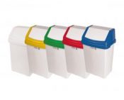 flip top waste bins, Selco.ie