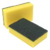 Foam Back Scourer Green & Yellow, Selco.ie
