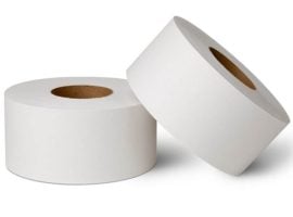 Mini Jumbo Selco Toilet Roll 2ply Easy Flush