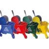 Maxi Combo Mop Bucket & Wringer With Wet Floor Sign and Mop