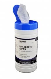 alcohol sanitising wipes