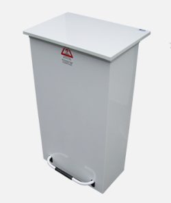 Fire Retardent Bin Large Metal-Selco.ie