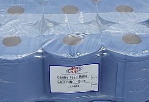 Centrefeed Rolls 2ply Blue