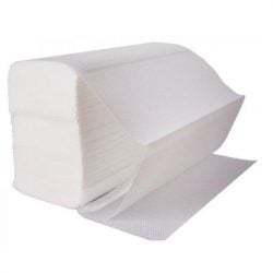 2ply white z fold hand towels