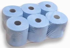 Blue Roll Centrefeed 2ply 600 Sheet-Selco Hygiene Supplies