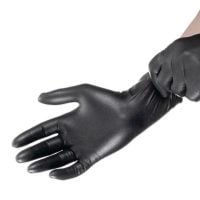 Tattoo Nitrile Gloves Black Selco.ie