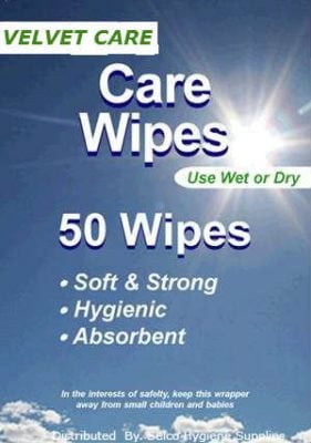 Patient Care Wipes - Velvet Soft - selco.ie