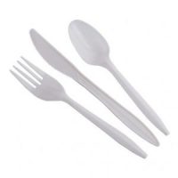 White Plastic Cutlery -Selco.ie