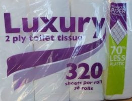 320 Sheet Luxury Toilet Roll Selco.ie