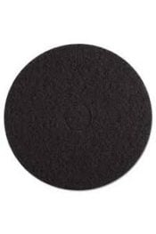 17 black floor stripping pads