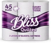 Bliss 3ply Luxury Toilet Tissue Rolls - Selco.ie