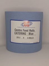 Centrefeed Wiper Roll 2ply Blue