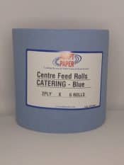 Centrefeed Wiper Roll 2ply Blue