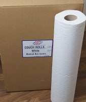 Couch Roll Bed Cover 20" x 50Mt Roll White Selco.ie