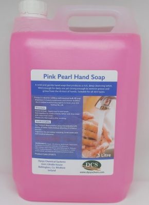 Pink Hand Soap Perlised- Dysys Pink Pearl -