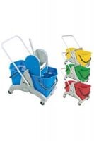 mopping trolley Double Bucket Mopping Trolley