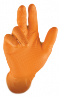 orange Grip Nitrile Gloves Selco.ie