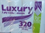 320 Sheet Luxury Toilet Roll Selco.ie