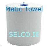 T Matic Hand Towel H1 Roll White - Fits Tork Dispenser