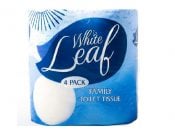 White Leaf Luxury Toilet Tissue Rolls - Selco.ie