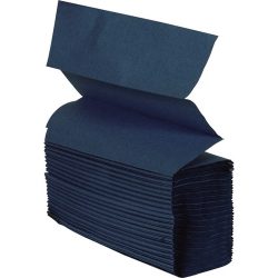 xpress interfold hand towels 1ply blue zig zag