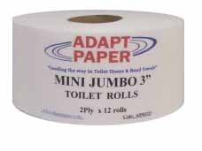 Jumbo Toilet Paper Rolls - Bulk 12/Case