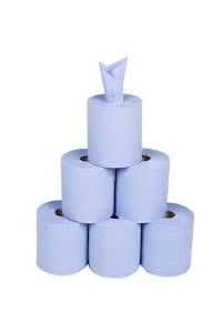 centrefeed rolls blue Selco Hygiene