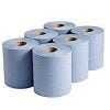 centrefeed rolls blue with dispenser