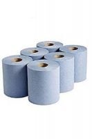 centrefeed rolls blue with dispenser