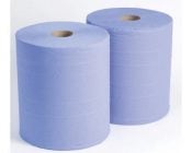 Industrial Wiper Rolls 2&3 Ply Blue 2pk, Selco.ie