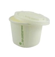 Compostable 12oz Soup Cup & Lid Optional - Selco.ie