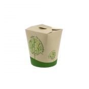 16oz Bamboo Compostable Noodle Box