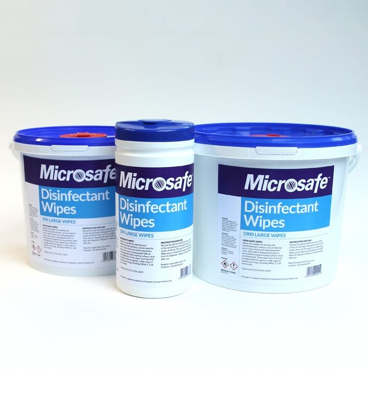 Microsafe Disinfectant Wipes - Selco.ie