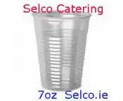 Water Cups Clear 7oz Selco Catering