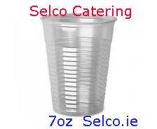 Water Cups Clear 7oz Selco Catering