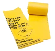 Biohazard Waste Plastic Bags Disposable for Contaminated Clinical Use