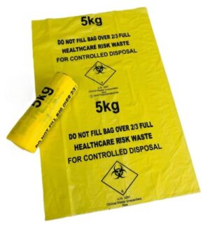 Yellow-Clinical-Waste-Bag-6kg-17x26-Selco.ie_