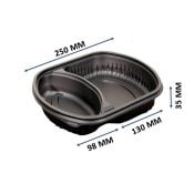 Microwave Meal Tray 2 Compartment Selco.ie