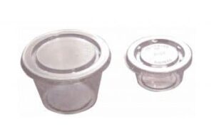 Clear Portion Pot 4oz Sauce pots
