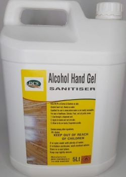 Hand Sanitiser Alcohol Gel Dysys