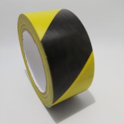 Floor Tape Yellow Black Covid