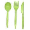 LEAF GREEN DISPOSABLE DEGRADABLE CUTLERY SELCO