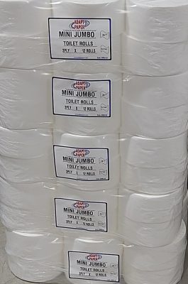 Mini Jumbo Toilet Roll 5 Case Deal