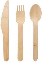 Eco Safe Wooden Cutlery Selco.ie