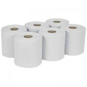 Centrefeed Roll White 2ply Embossed Selco.ie