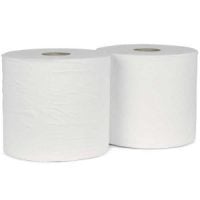 Industrial Wiper Rolls 2Ply White Selco.ie